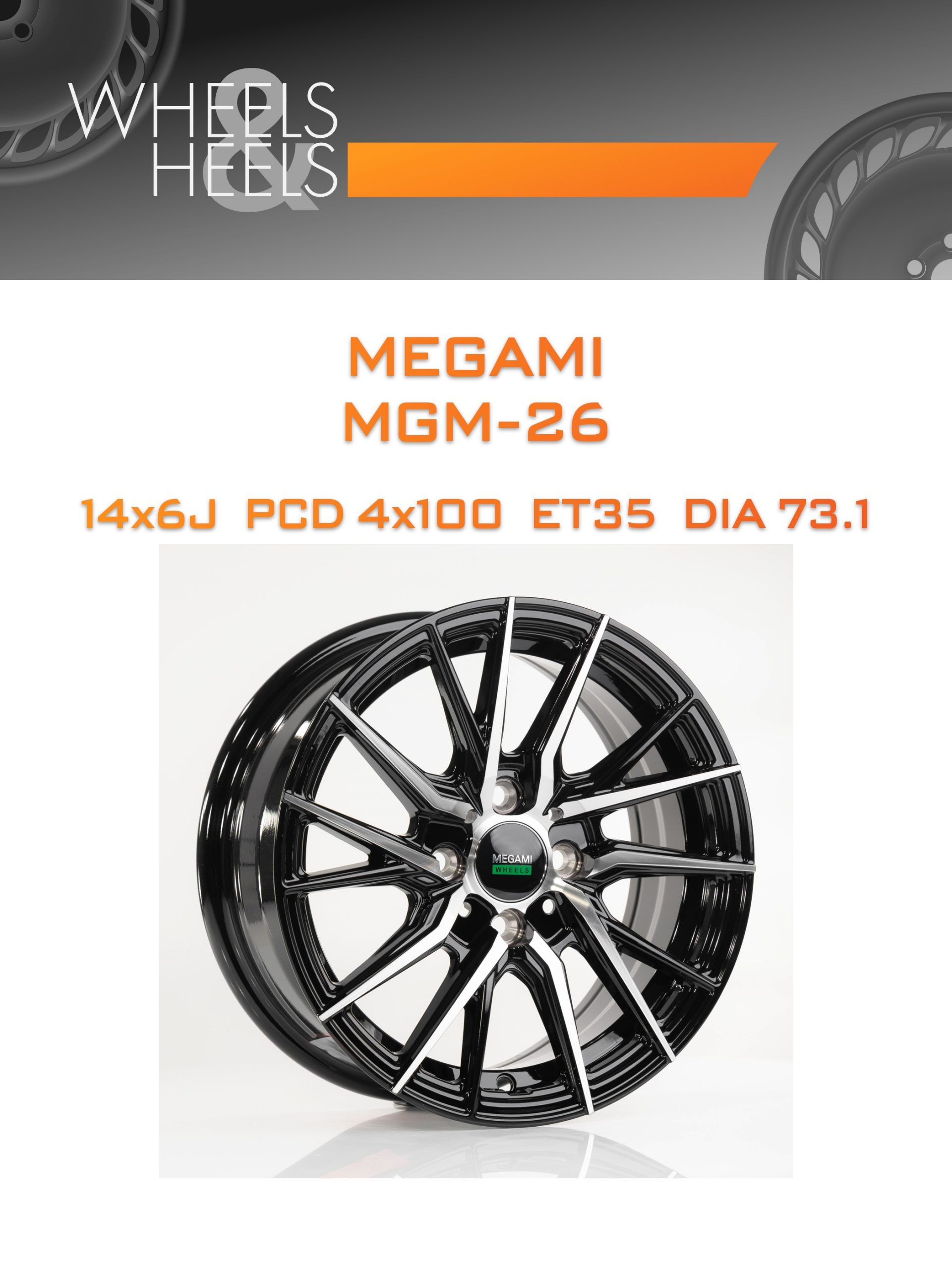 Диски Megami MGM-26 | Каталог Wheelsnheels.ru