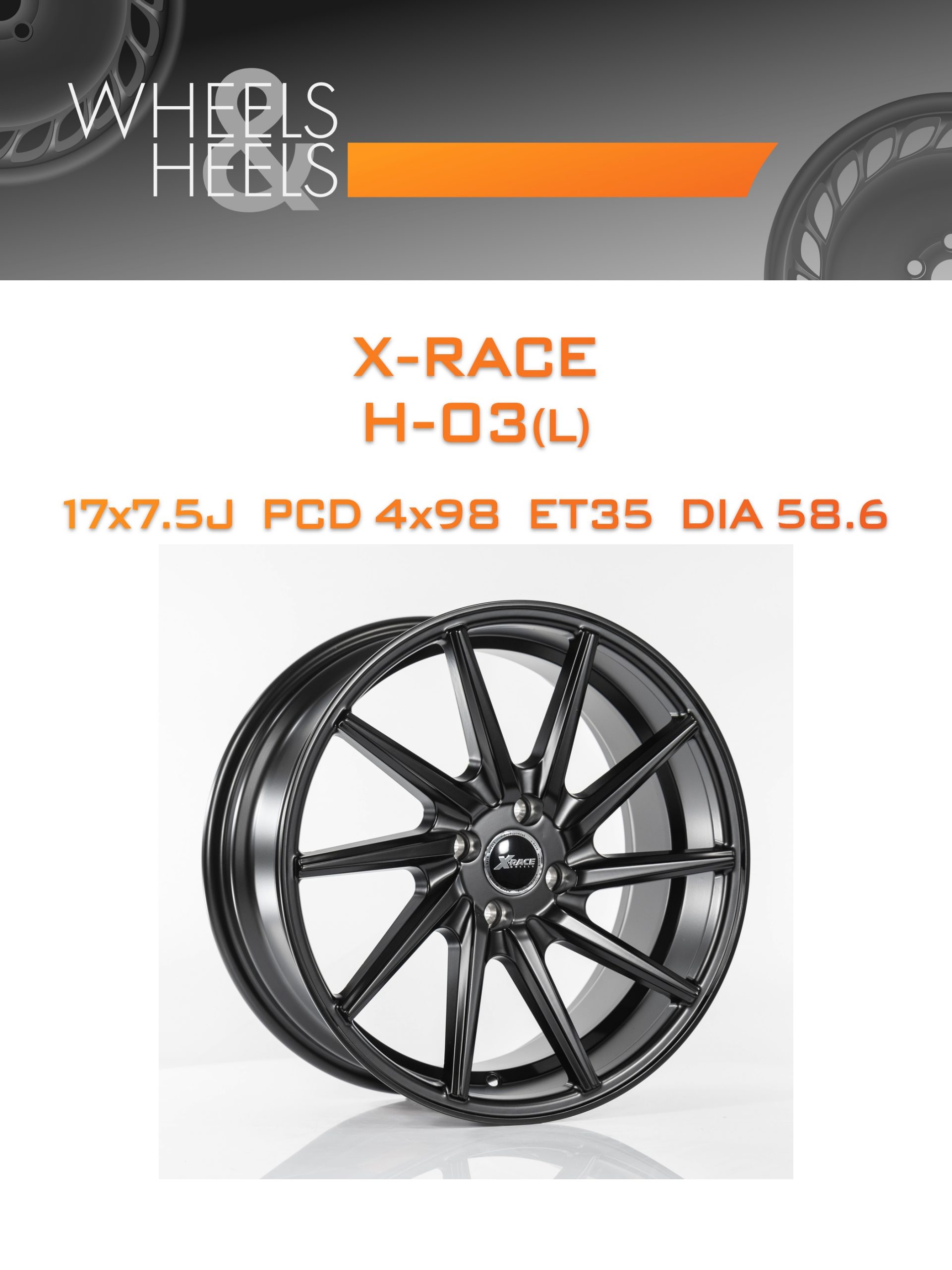 Диски X-RACE H-03(L) | Каталог Wheelsnheels.ru