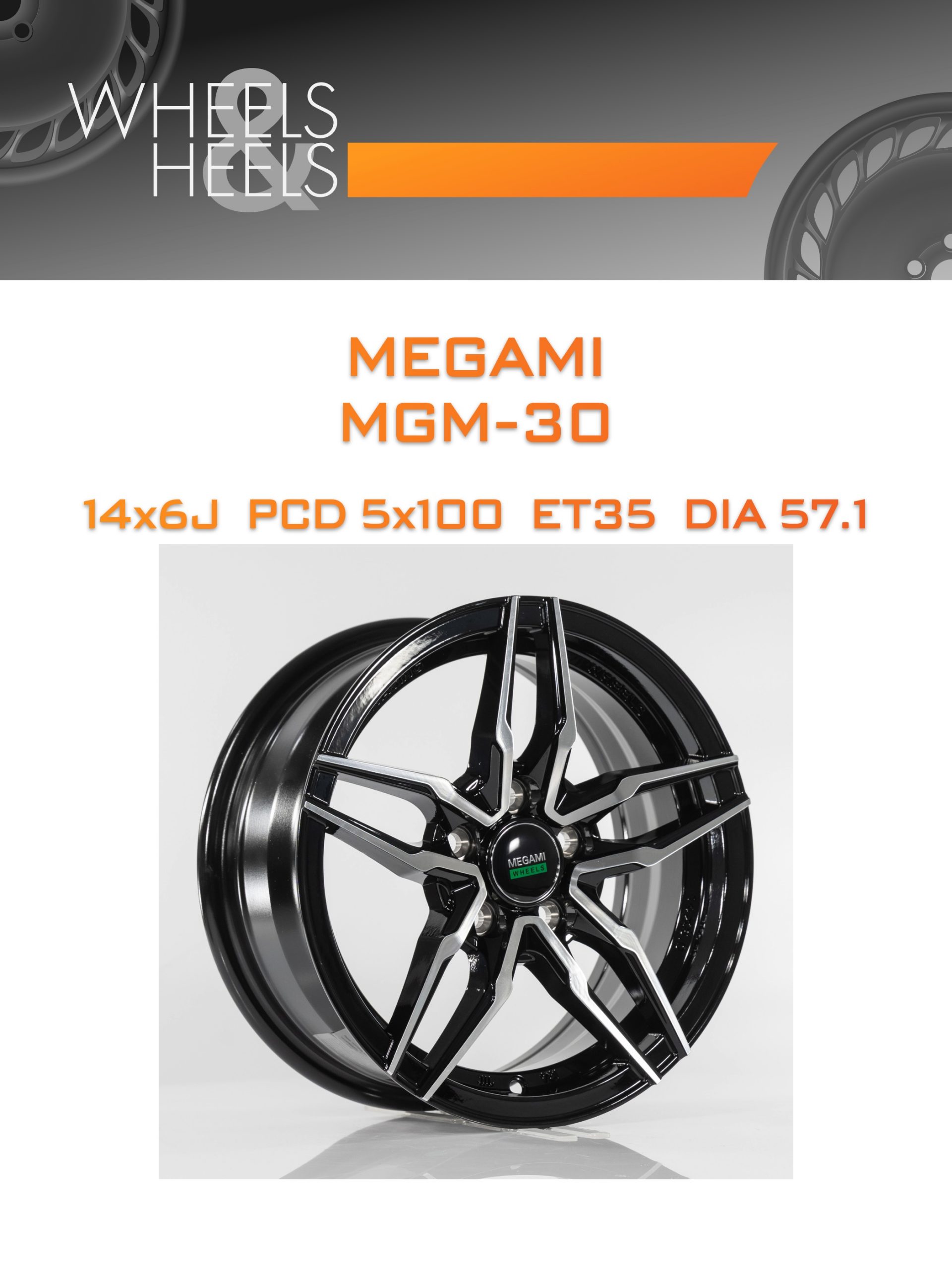 Диски Megami MGM-30 | Каталог Wheelsnheels.ru