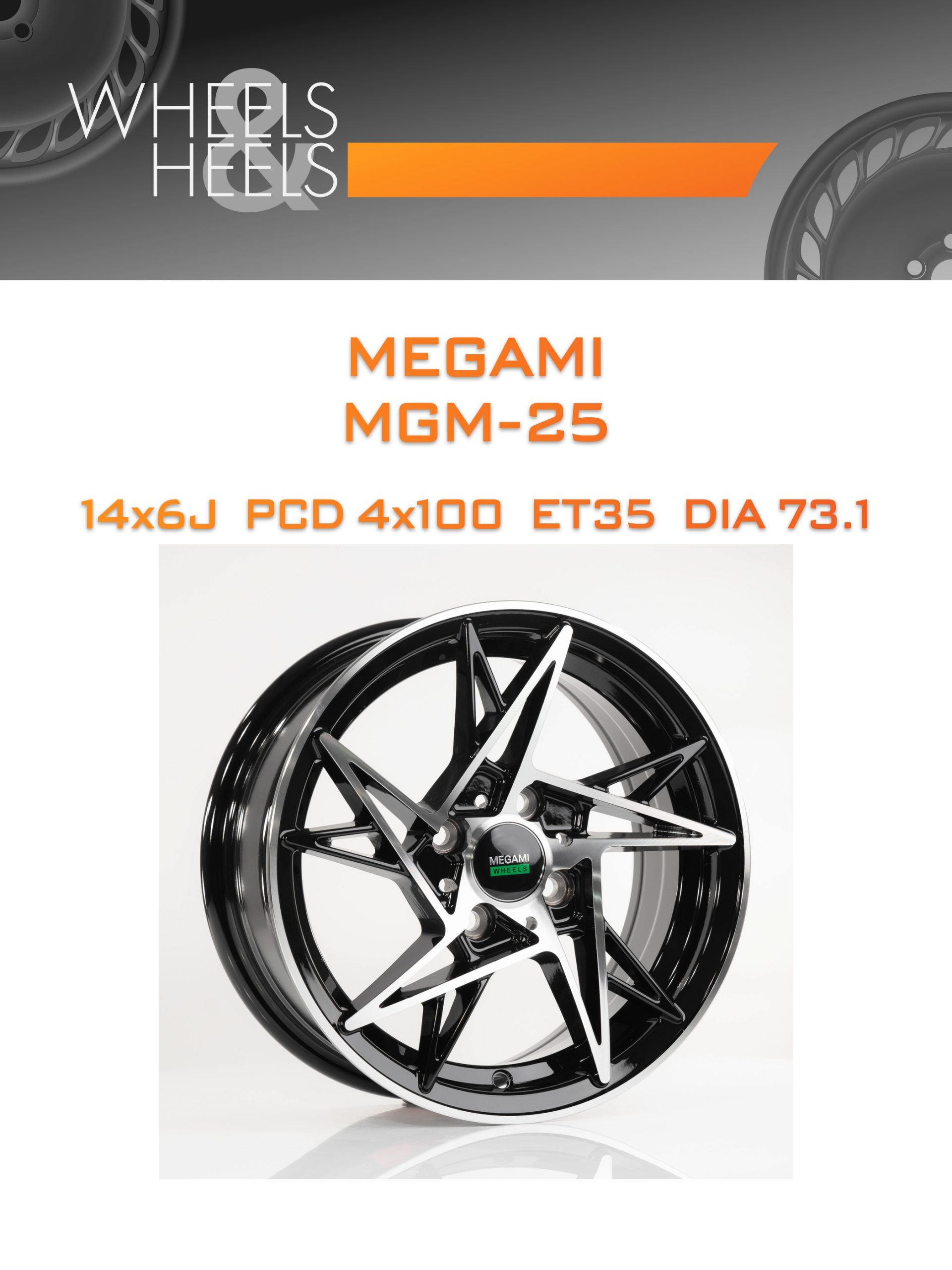 Диски Megami MGM-25 | Каталог Wheelsnheels.ru