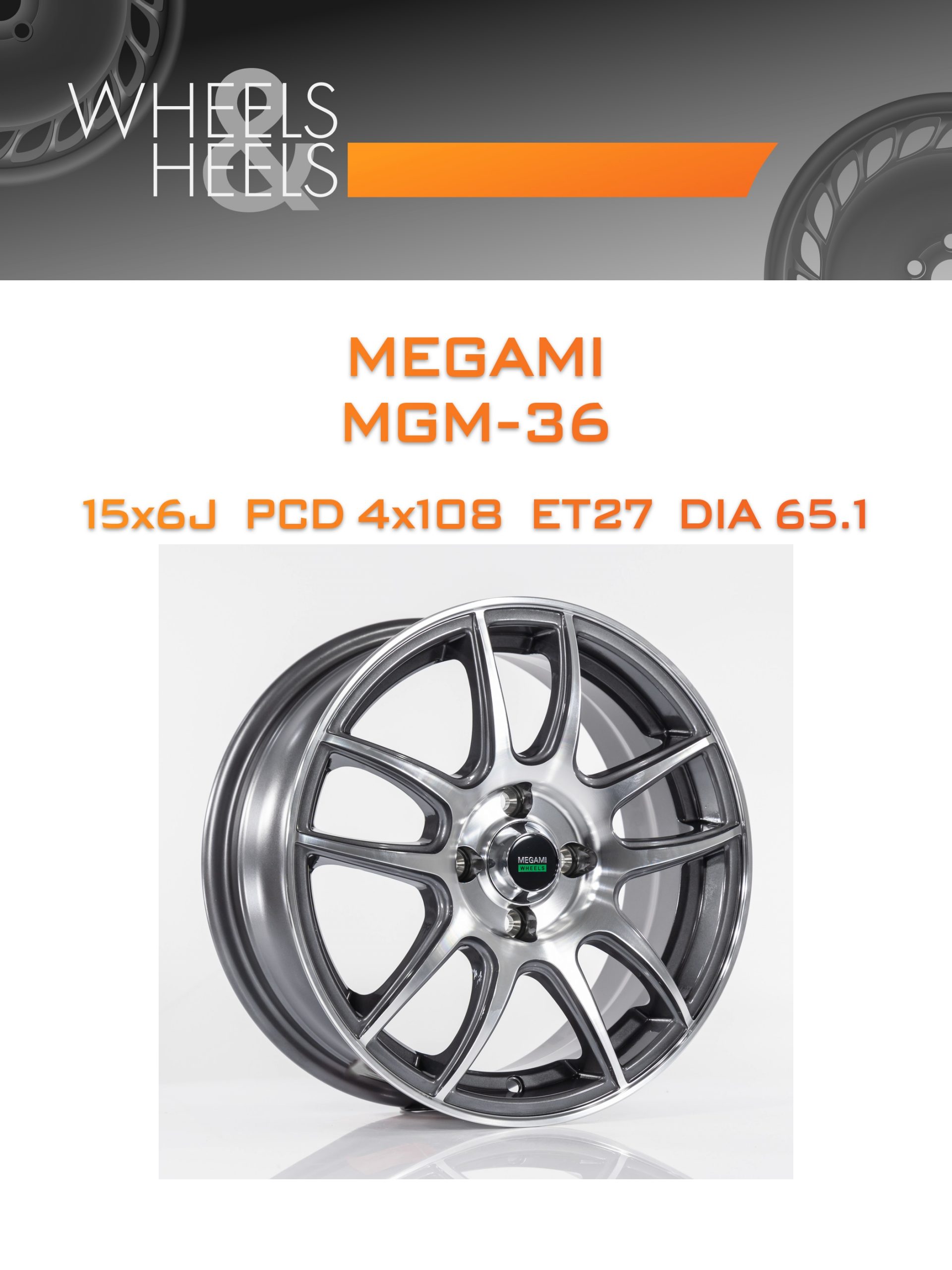 Диски Megami MGM-36 | Каталог Wheelsnheels.ru