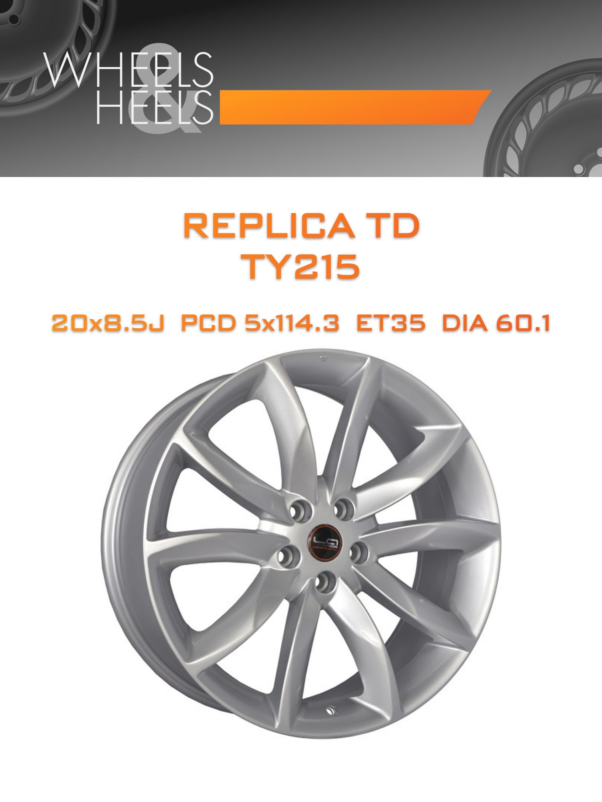 Диски REPLICA TD TY215 | Каталог Wheelsnheels.ru