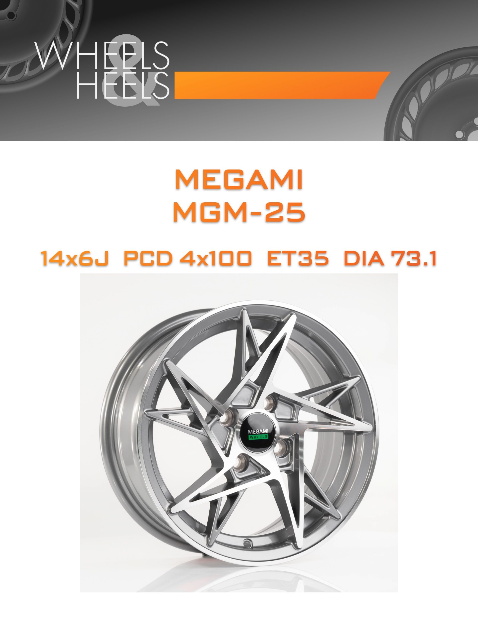 Диски Megami MGM-25 | Каталог Wheelsnheels.ru