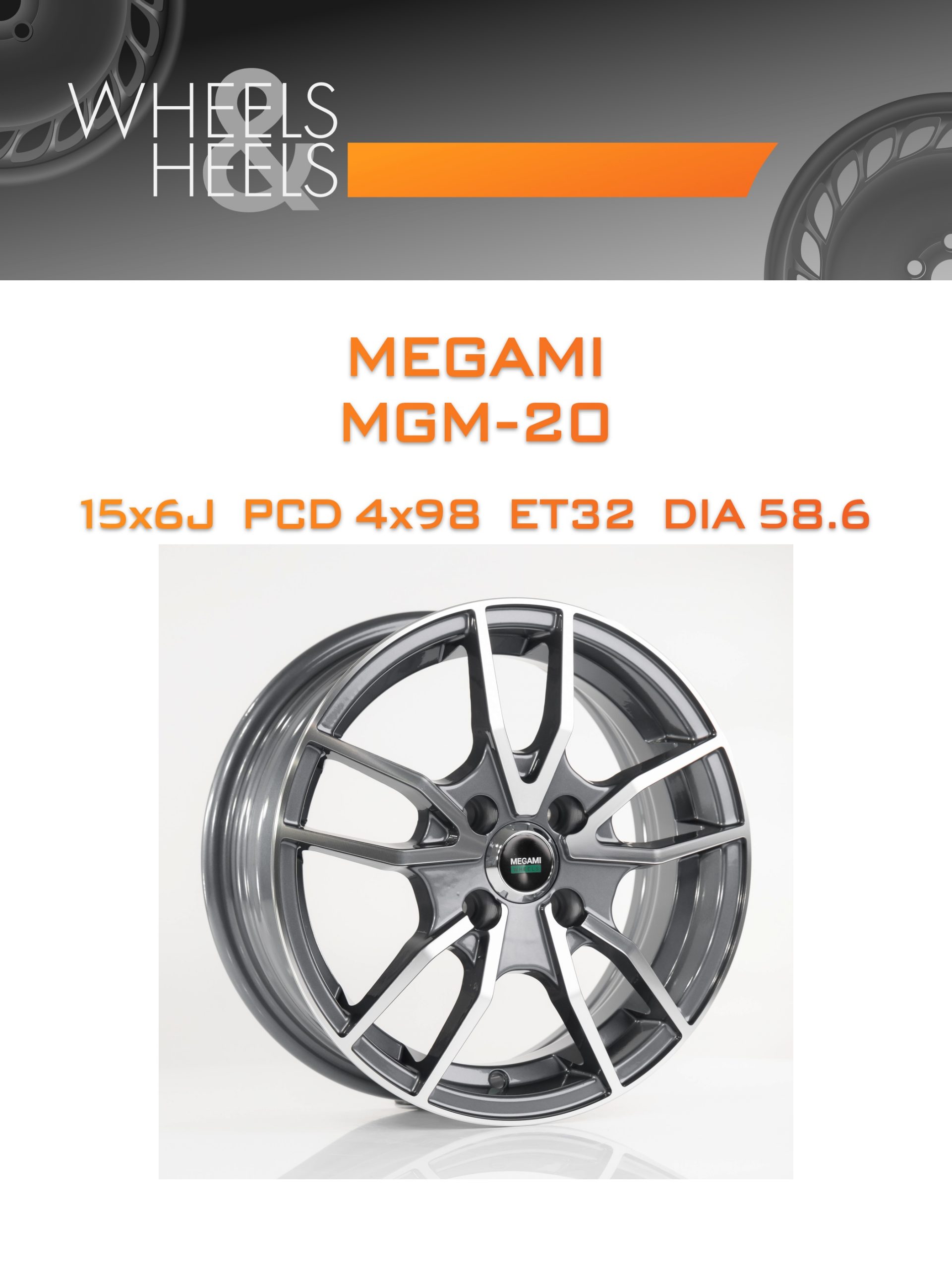 Диски Megami MGM-20 | Каталог Wheelsnheels.ru