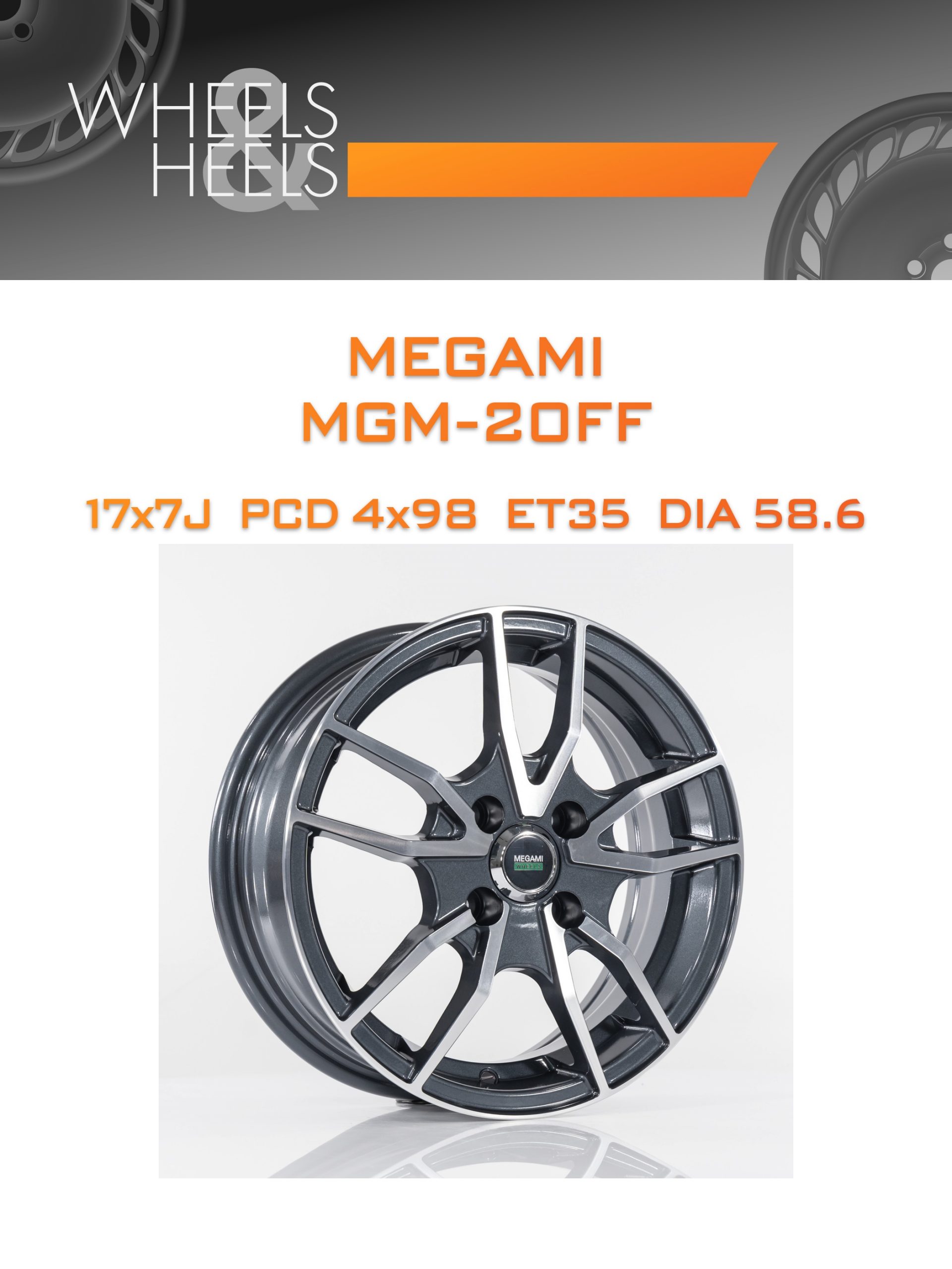 Диски Megami MGM-20FF | Каталог Wheelsnheels.ru