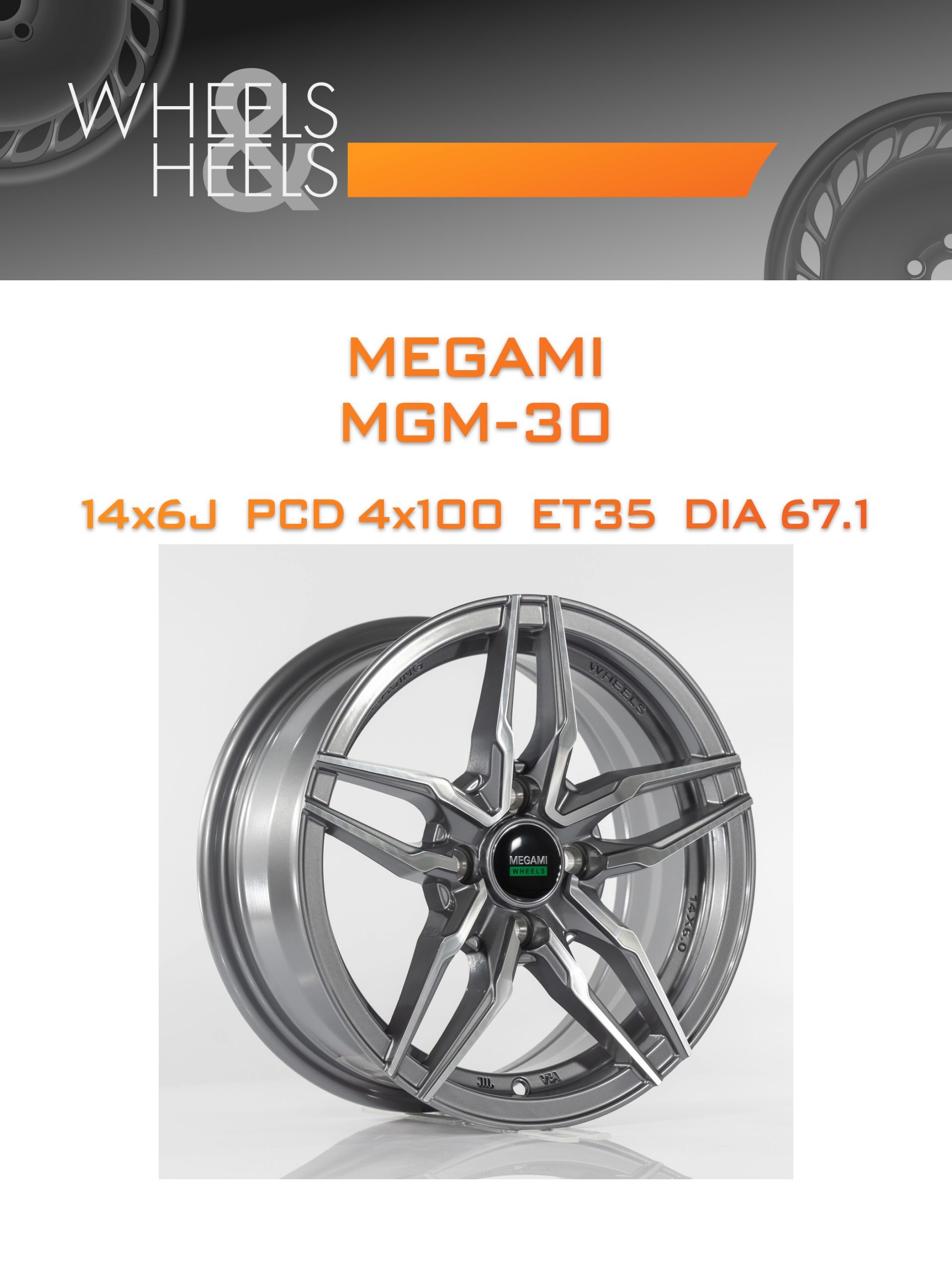 Диски Megami MGM-30 | Каталог Wheelsnheels.ru