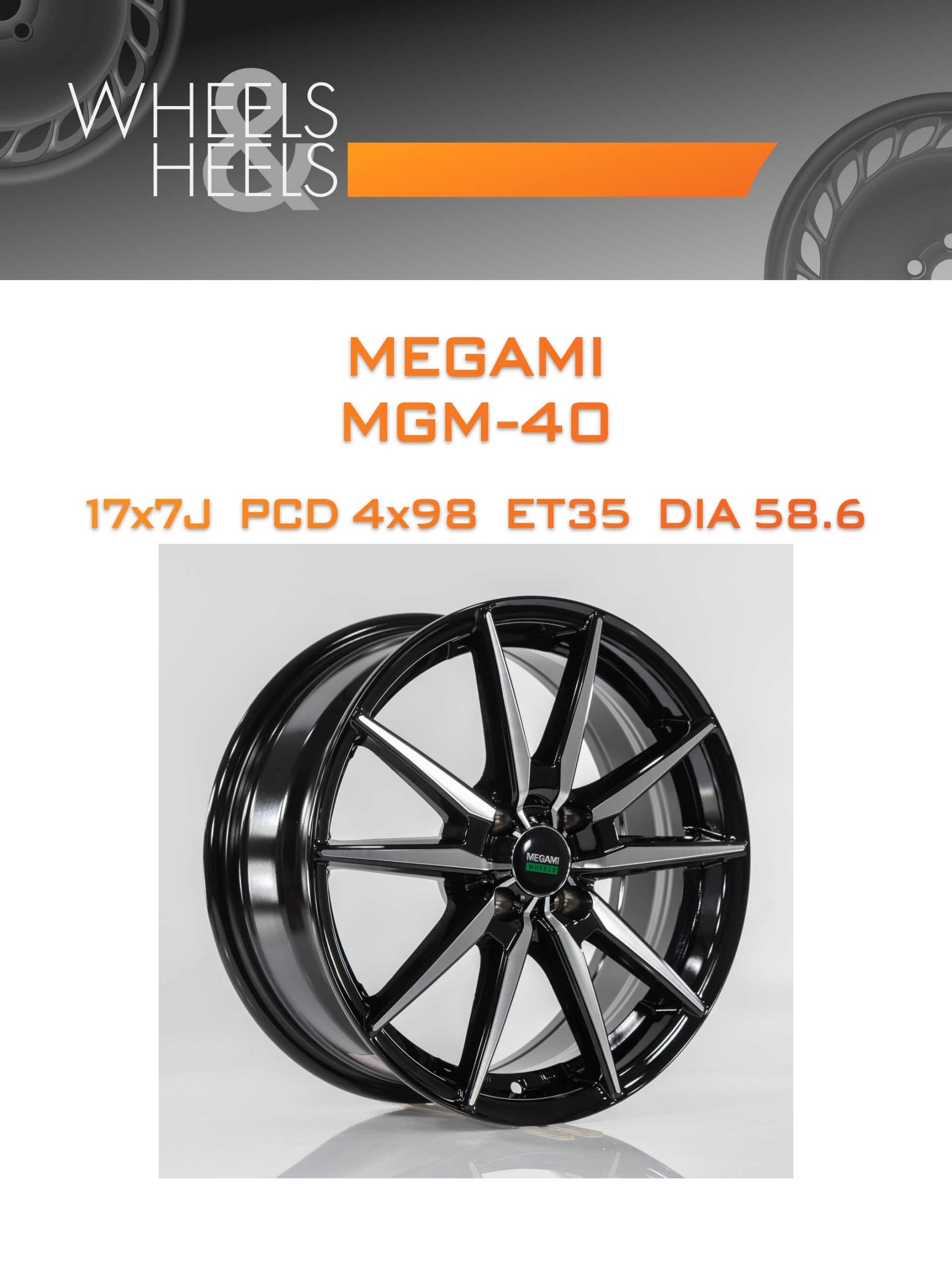 Диски Megami MGM-40 | Каталог Wheelsnheels.ru