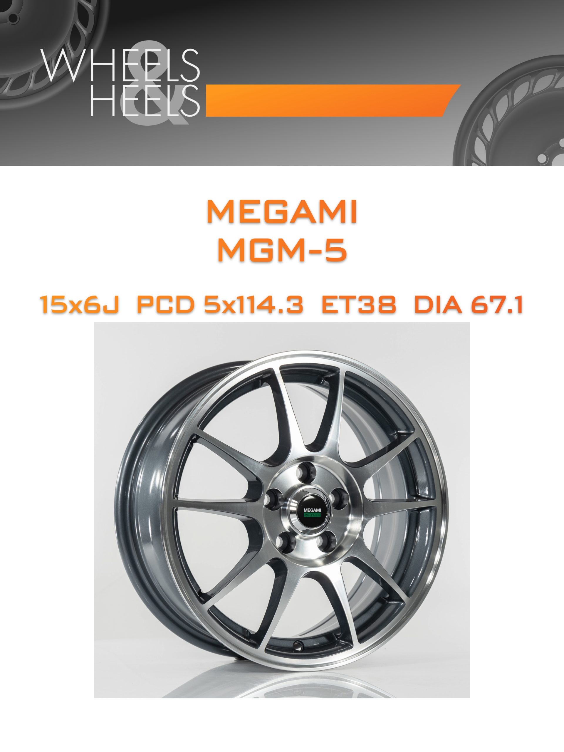 Диски Megami MGM-5 | Каталог Wheelsnheels.ru