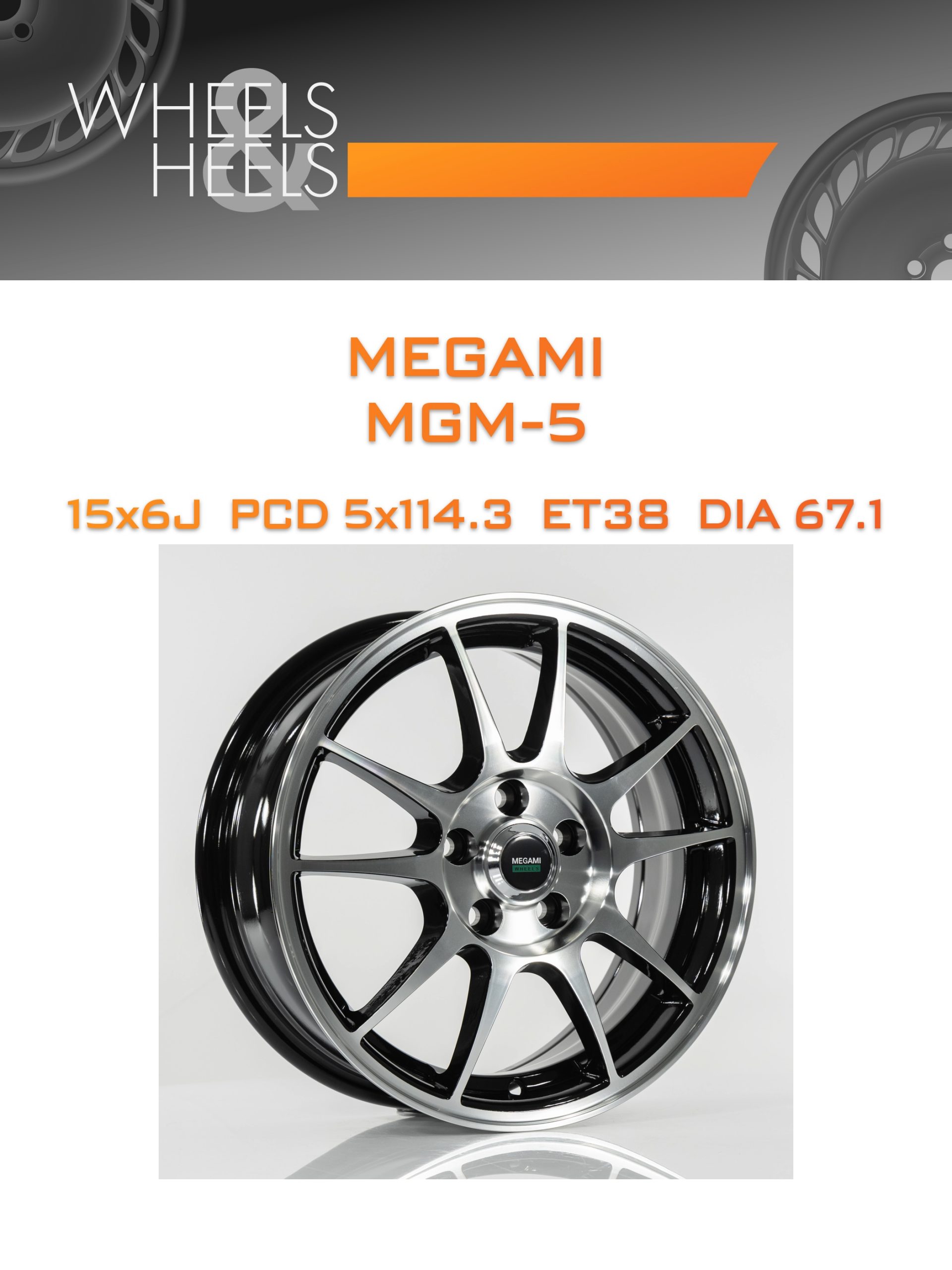 Диски Megami MGM-5 | Каталог Wheelsnheels.ru