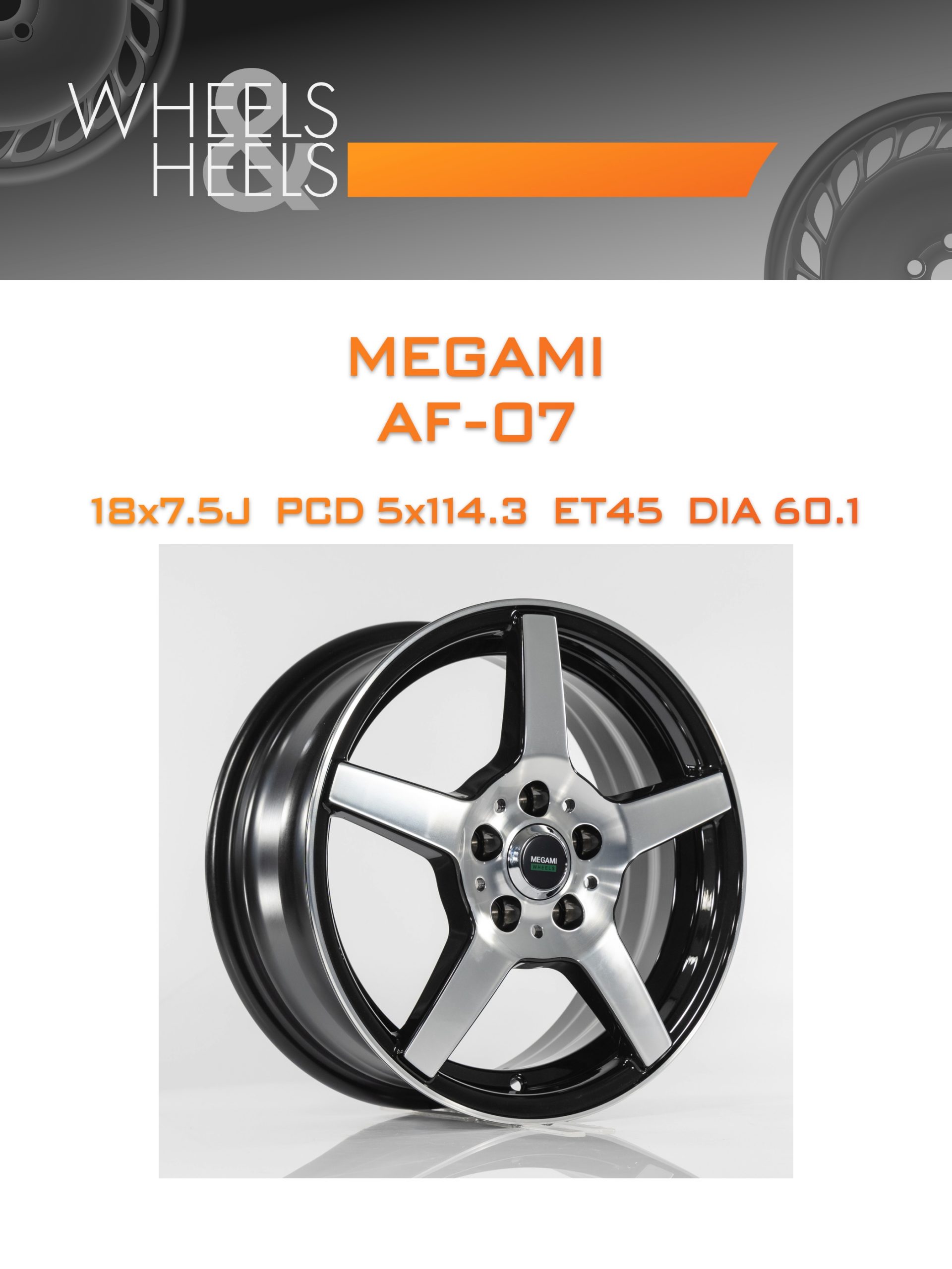 Диски Megami AF-07 | Каталог Wheelsnheels.ru