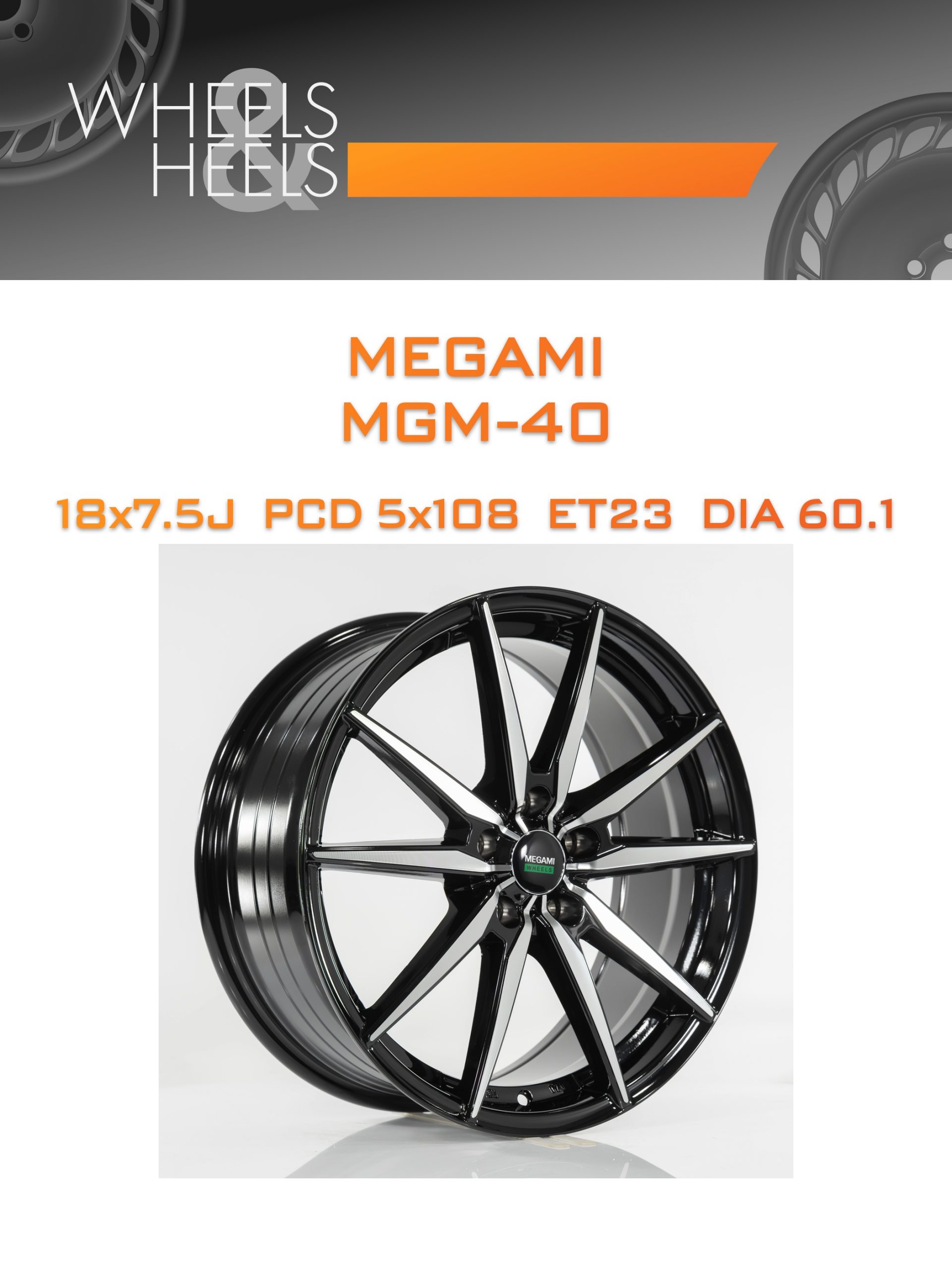 Диски Megami MGM-40 | Каталог Wheelsnheels.ru