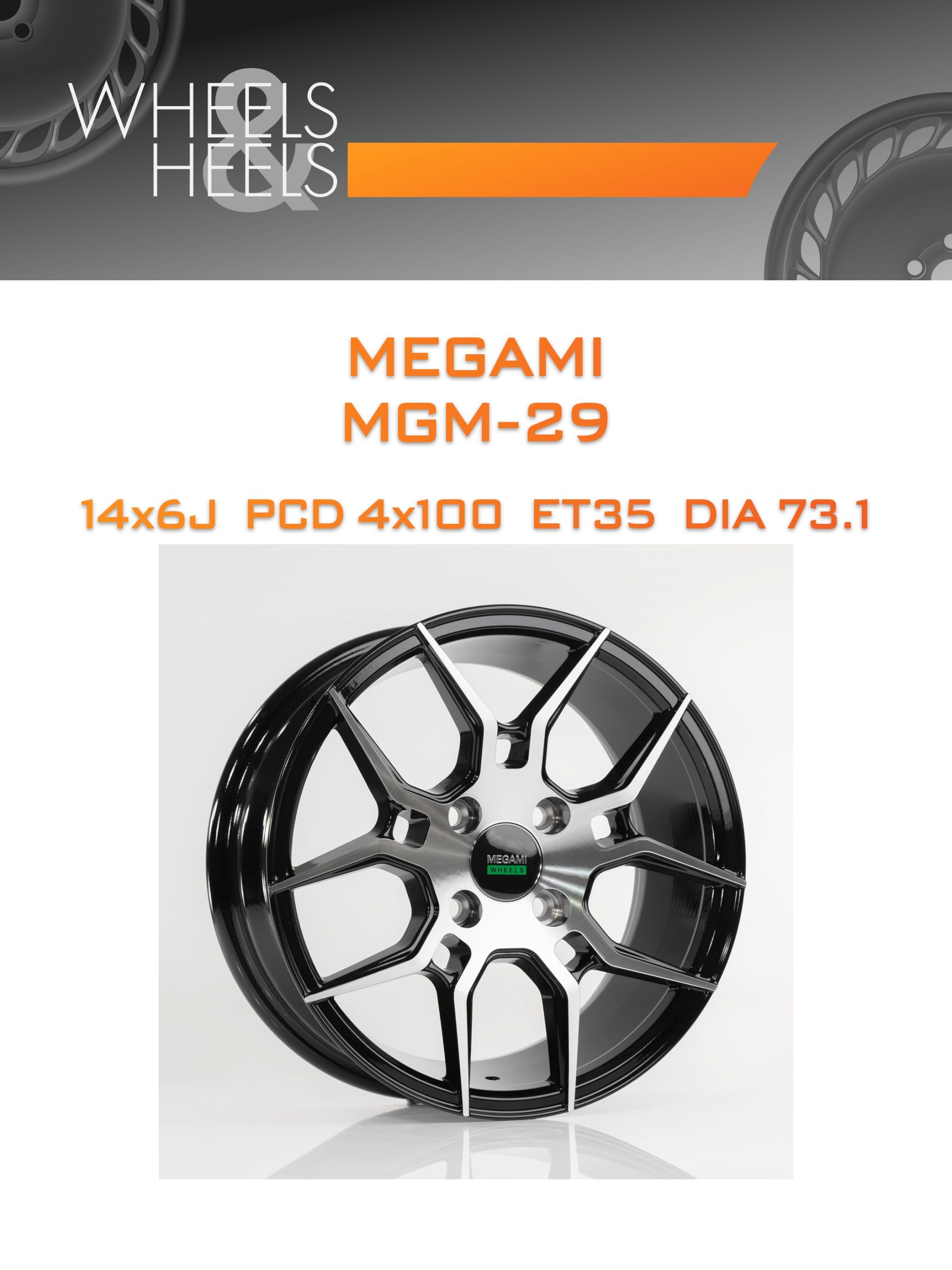 Диски Megami MGM-29 | Каталог Wheelsnheels.ru